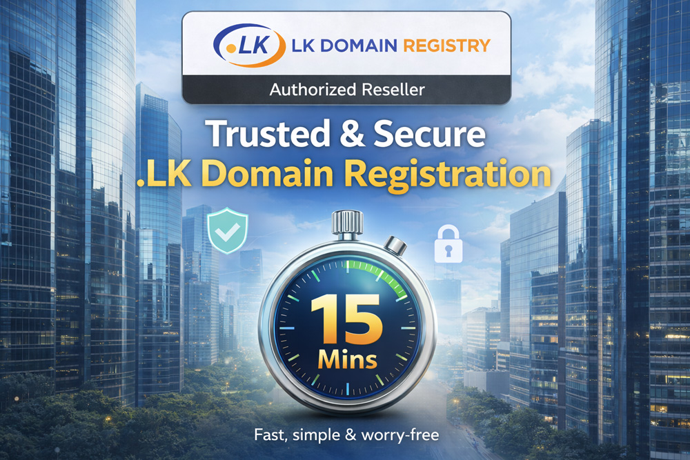 DomainSearch.lk Hero image